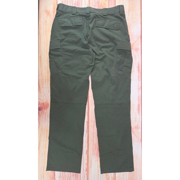 5.11 Tactical Mens Ripstop Cargo Pants 36x34 Green Durable Outdoor Wear - Picture 2 of 8